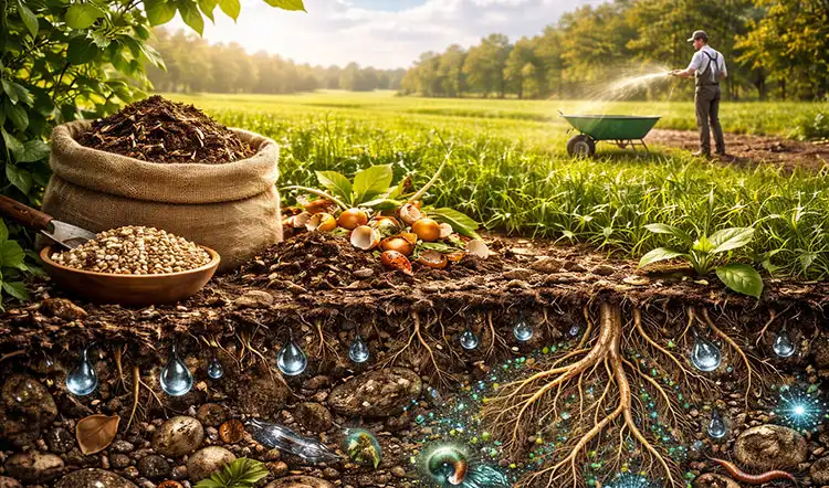 How-Organic-Fertilizer-Enhances-Soil-Water-Retention