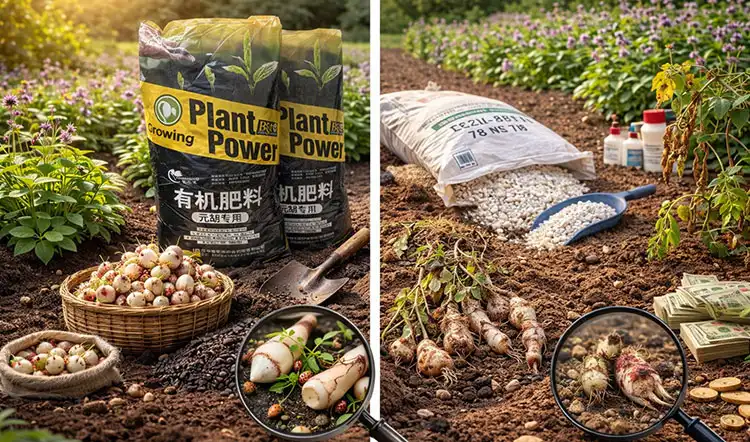 Comparison-of-Organic-vs-Chemical-Fertilizers-for-Cordydalis-Tuber-Cultivation