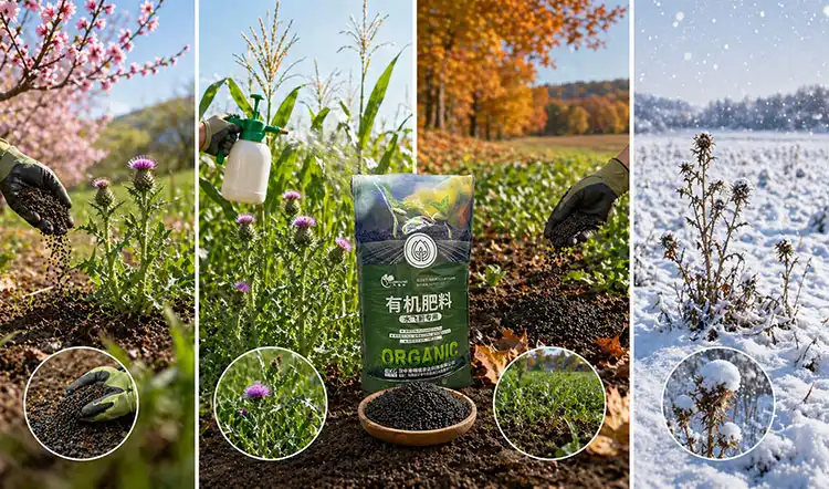 How-to-Use-Organic-Fertilizer-for-Thistle