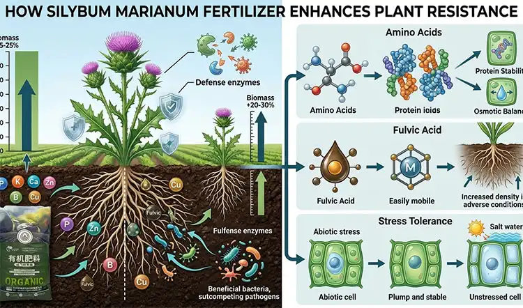 How-Silybum-marianum-Organic-Fertilizer-Enhances-Plant-Resistance