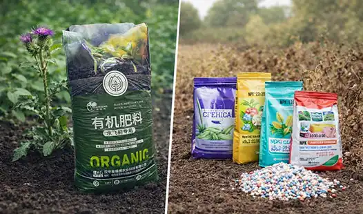 Silybum marianum Specialized Organic Fertilizer vs Chemical Fertilizers