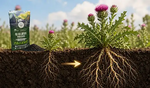 How Does Specialized Fertilizer Enhance Silybum marianum Root Growth?