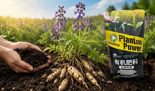 Can Cordydalis tuber Specialized Organic Fertilizer Increase Harvest Quality?