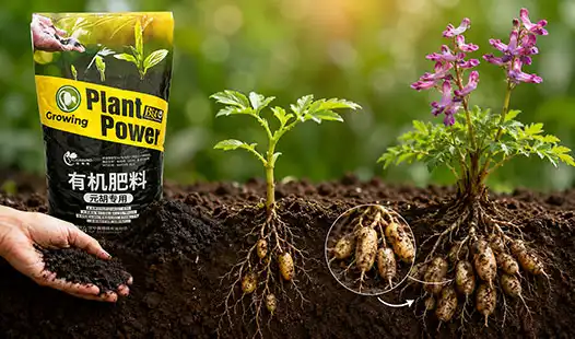 How Does Cordydalis tuber plant fertilizer Support Tuber Development?